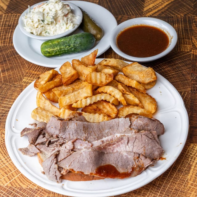 Hot Open Brisket Of Beef With Gravy.