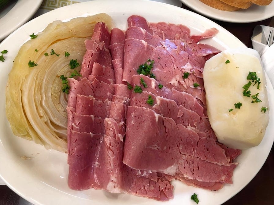 Corned Beef and Cabbage.