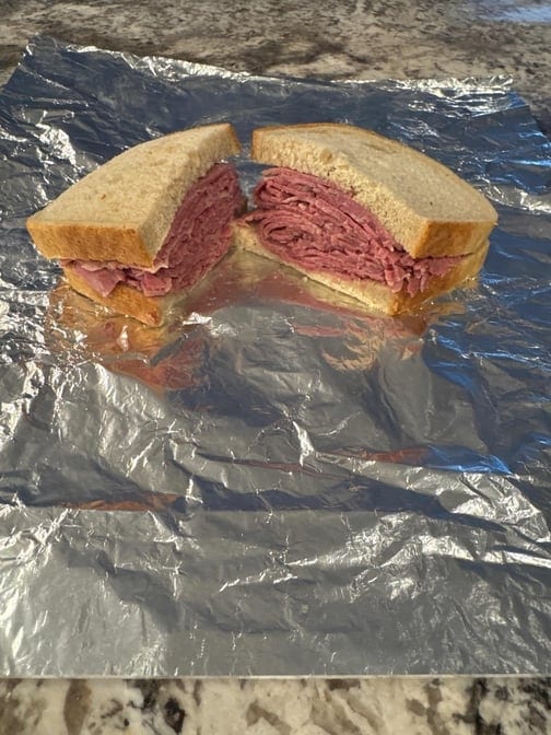 Corned Beef Sandwich.