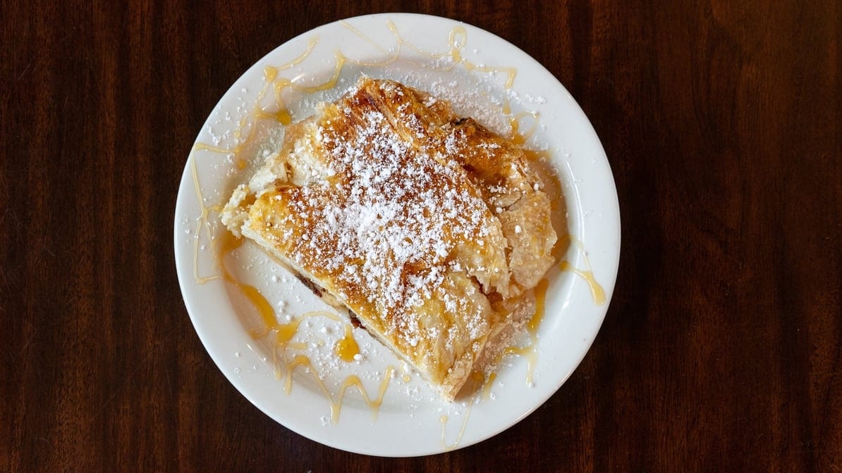 Homemade Apple Strudel.